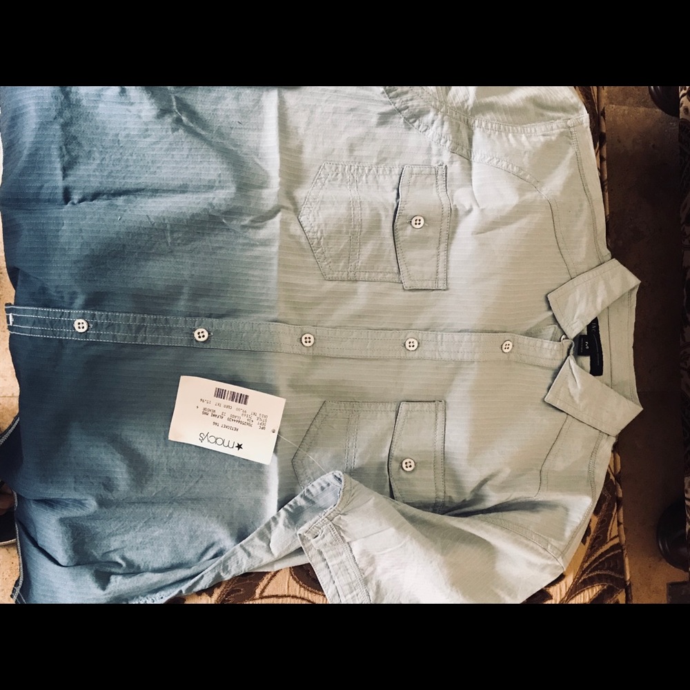 Inc short sleeve button down